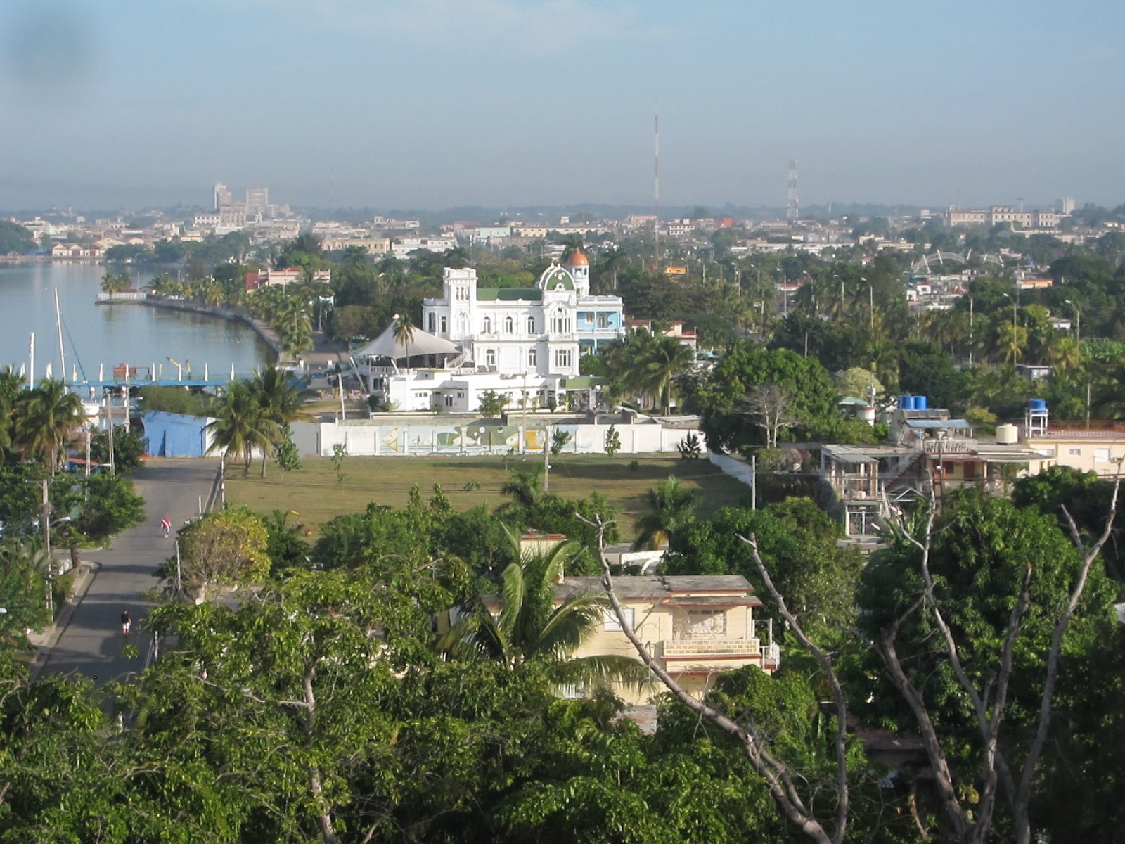 Cienfuegos with a population of about 150,000.